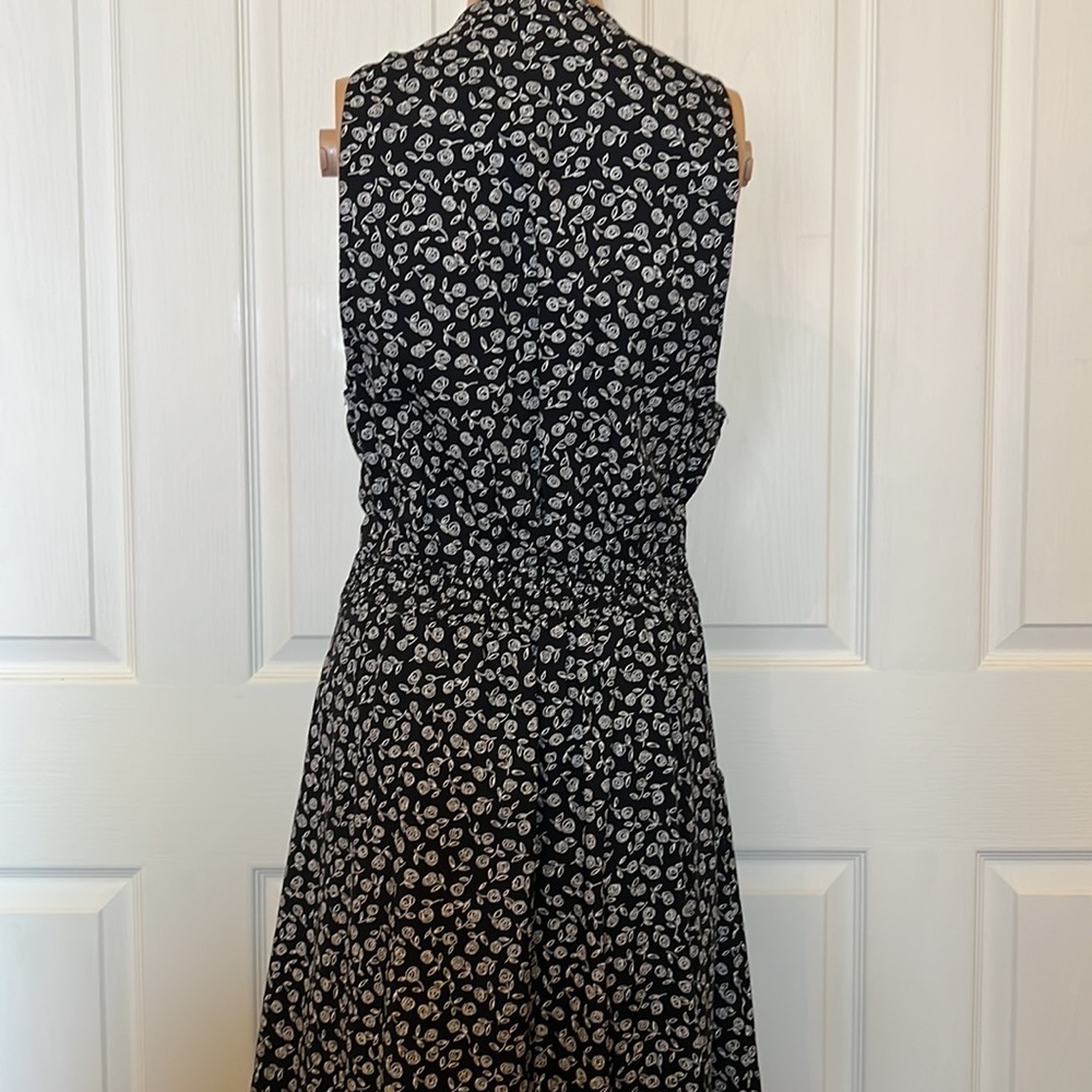 RJ Stevens black floral maxi jumper sz6 - Picture 3 of 5